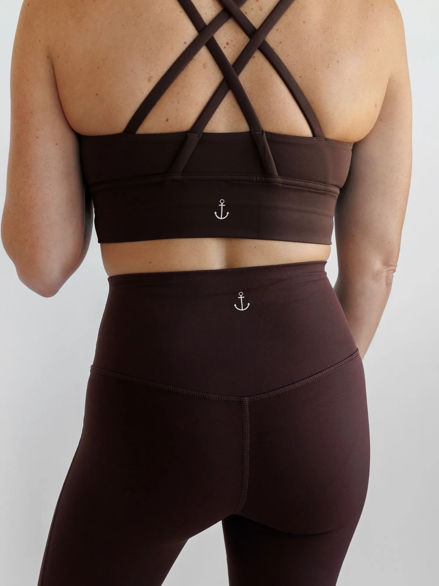 Espresso Brown "Khloe" Super High Rise Bootcut Leggings