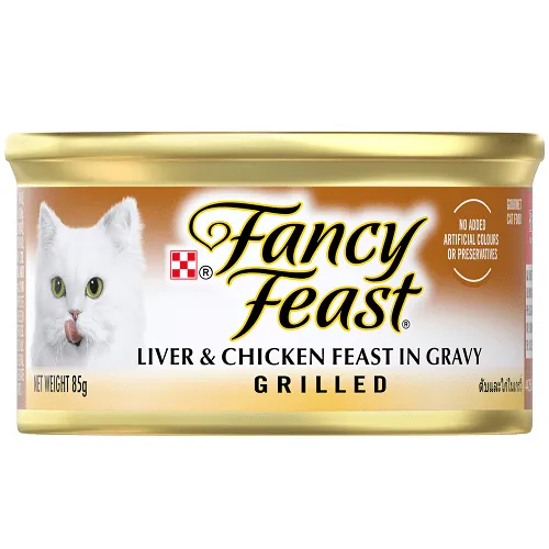 Fancy Feast Grilled Liver & Chicken 85g 24-Pack