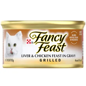 Fancy Feast Grilled Liver & Chicken 85g 24-Pack