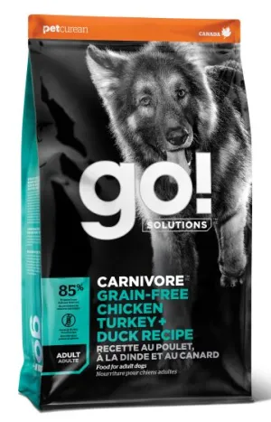 Go! Carnivore Grain Free Chicken Turkey Duck Adult Dog