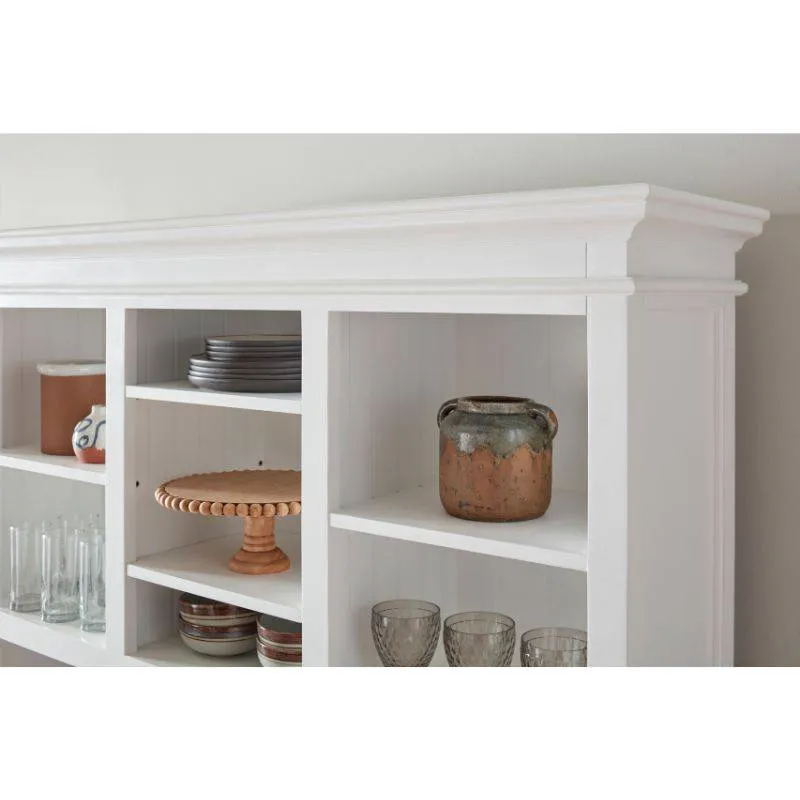 Halifax Large White Buffet Hutch Unit