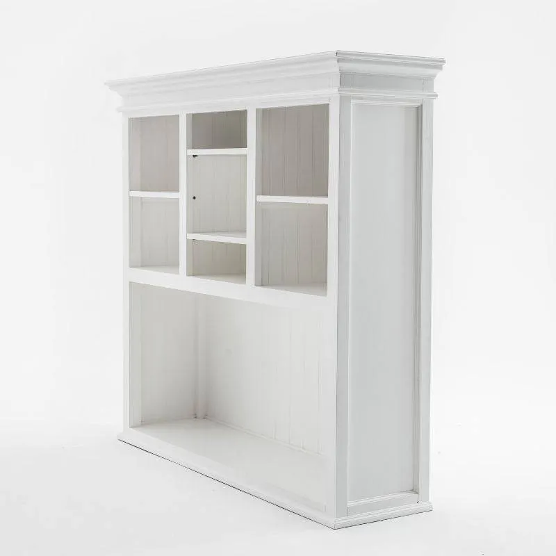 Halifax Large White Buffet Hutch Unit
