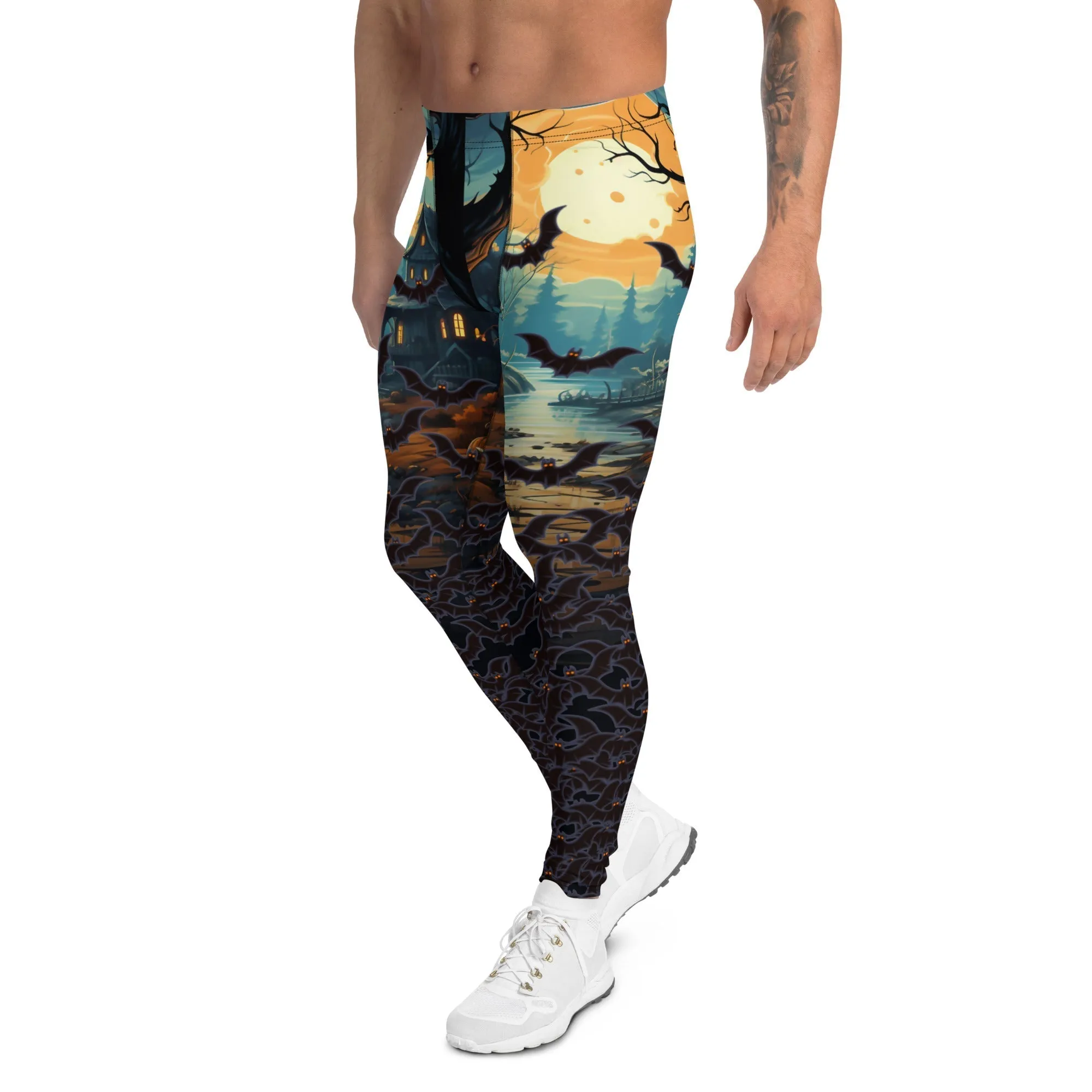 Halloween Bats Men's Leggings