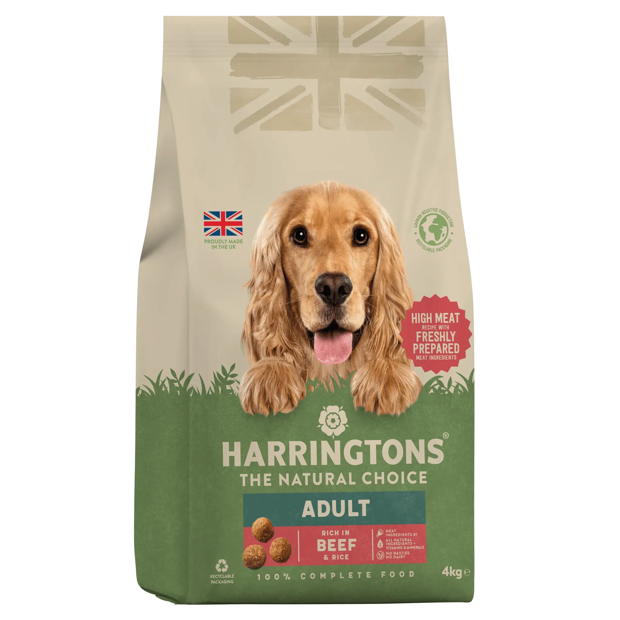 Harringtons Dog Beef & Veg Complete Dry Adult Dog Food