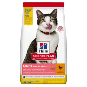 Hill's Science Plan Mature Adult Chicken Light Dry Cat Food