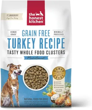 Honest Kitchen Grain-Free Turkey Whole Food Clusters Dry Dog Food