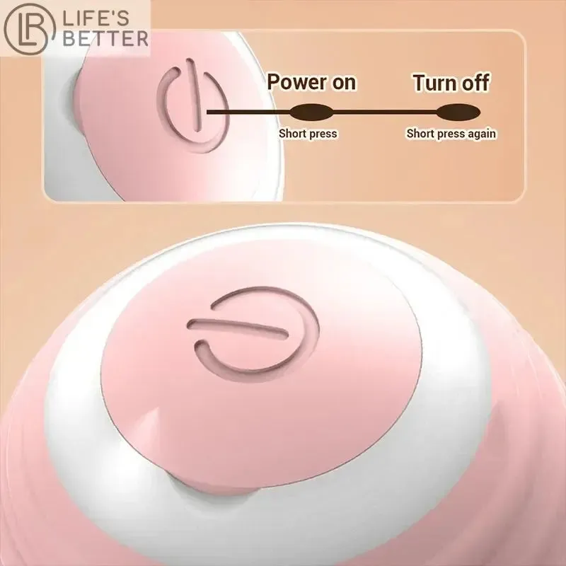 Interactive Electric  - Cat Toy – USB Charging Smart Rolling Spin Ball