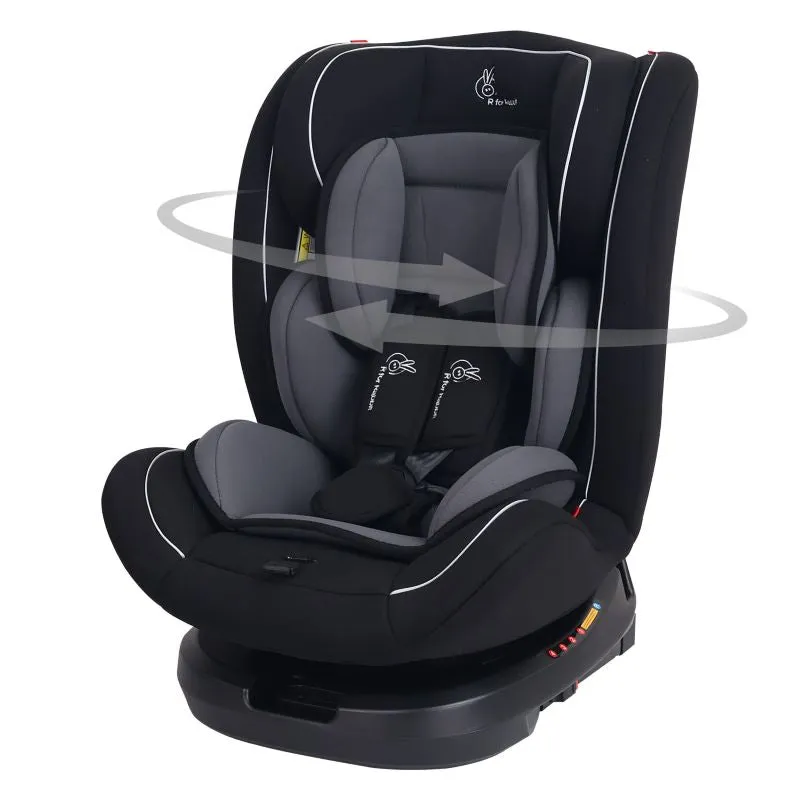 Jack N Jill Grand ISOFIX Car Seat for kids 0-12 Years Safety Certified, 5-Point Safety Harness, Removable Seat Cover, Adjustable Head Rest