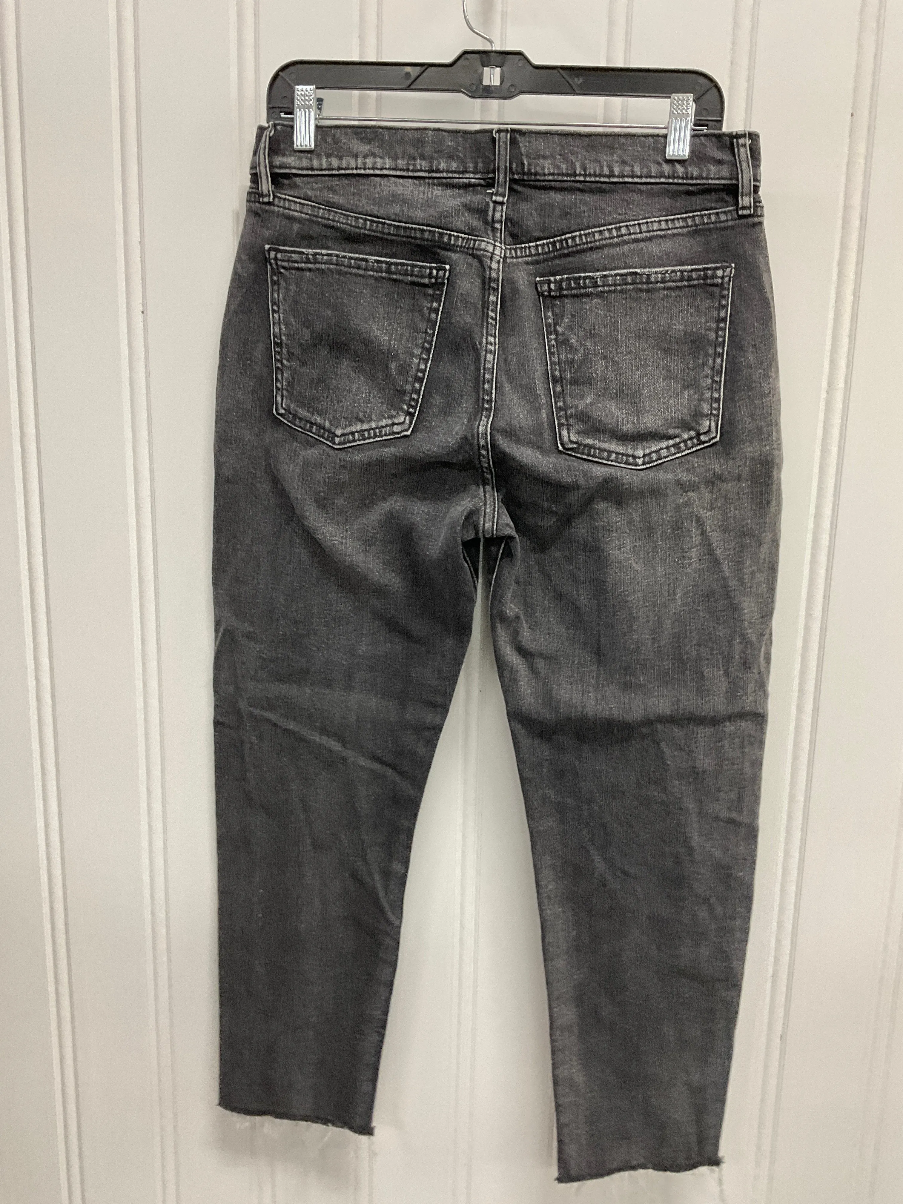 Jeans Straight By Gap In Black, Size:10
