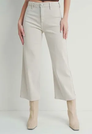 Just Black - Trouser Wide Leg Jean Supermoon