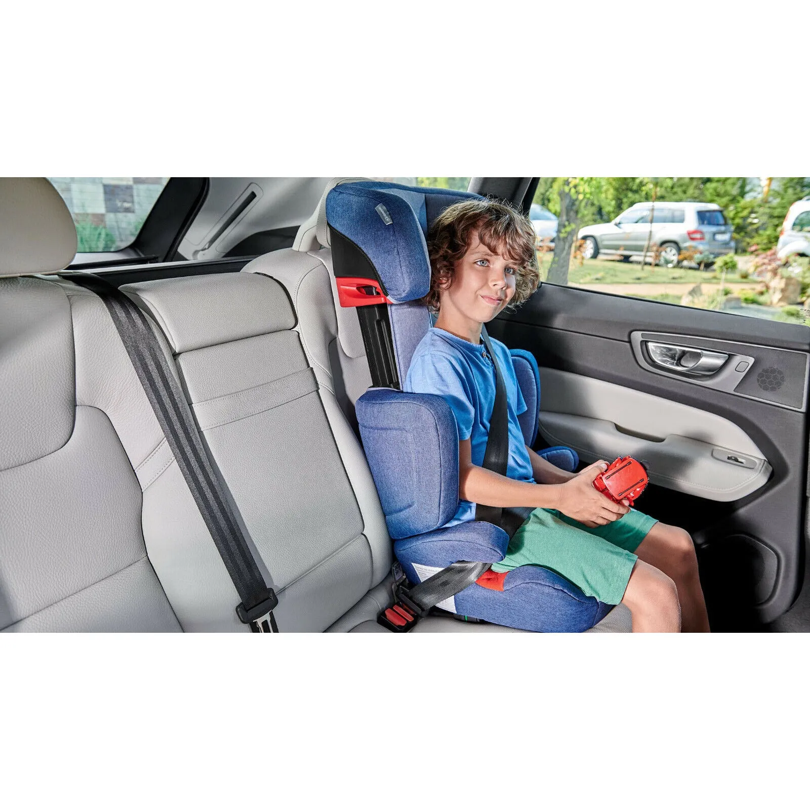 Kinderkraft Junior Fix Car Seat Isofix Black/Grey Age- 12 Months & Above (Holds from 15 to 36kg)
