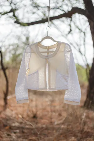Kora F/S Cutwork Crop Jacket