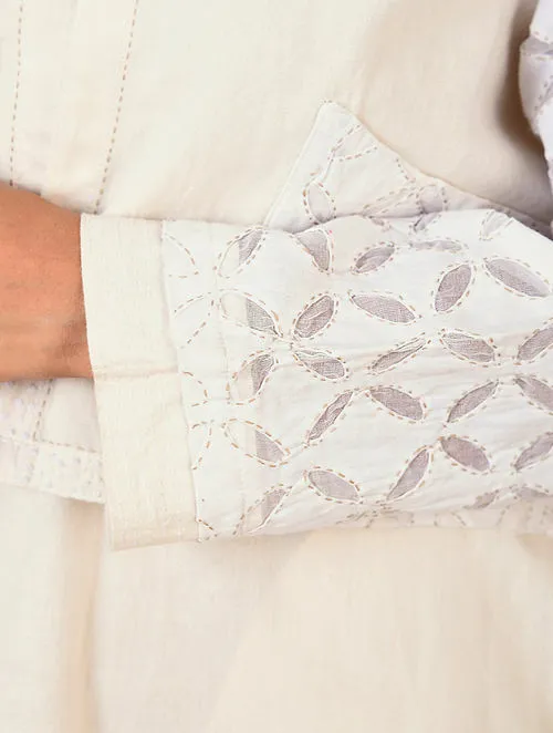 Kora F/S Cutwork Crop Jacket