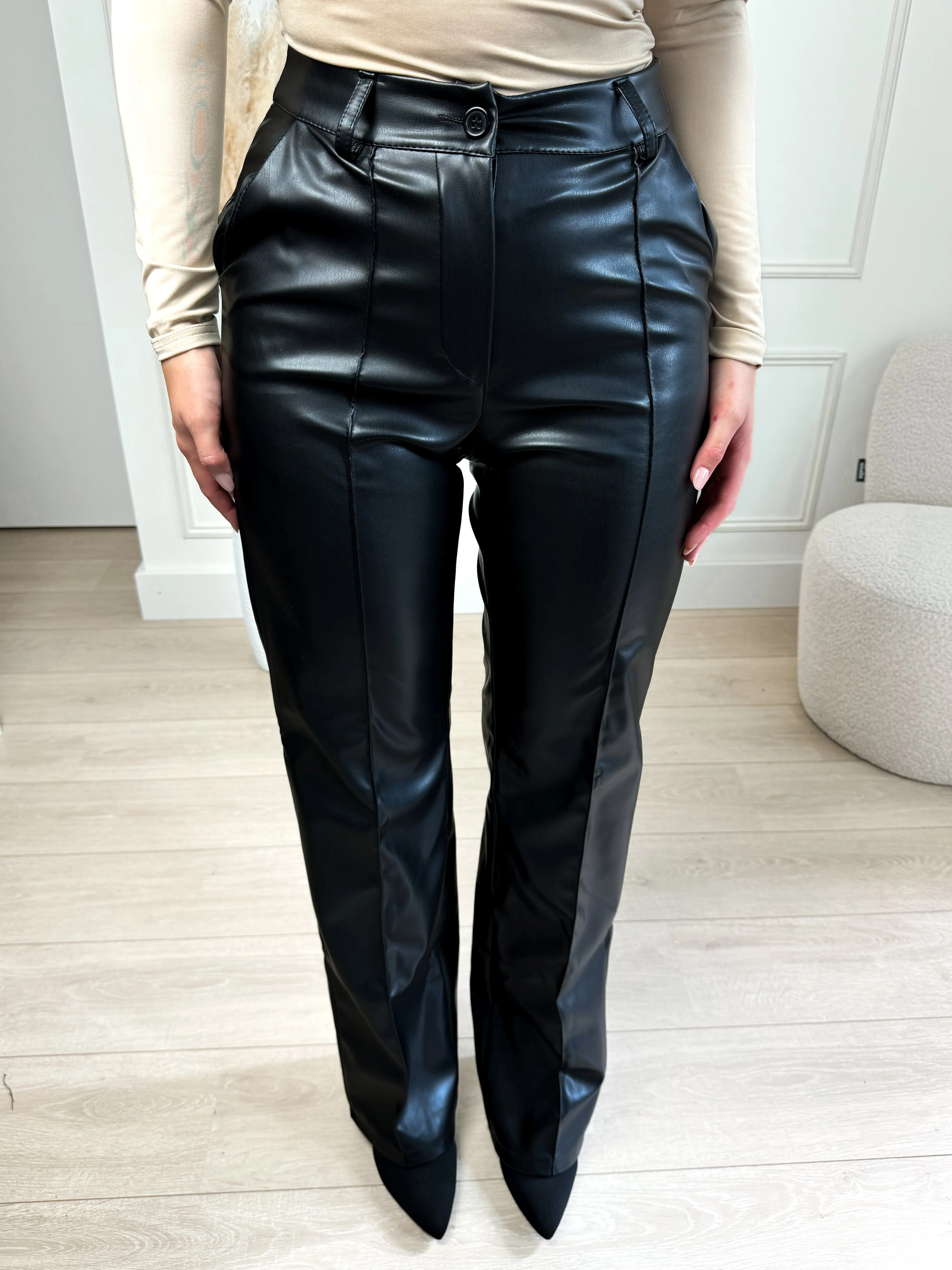 Leather Look Pants Bo