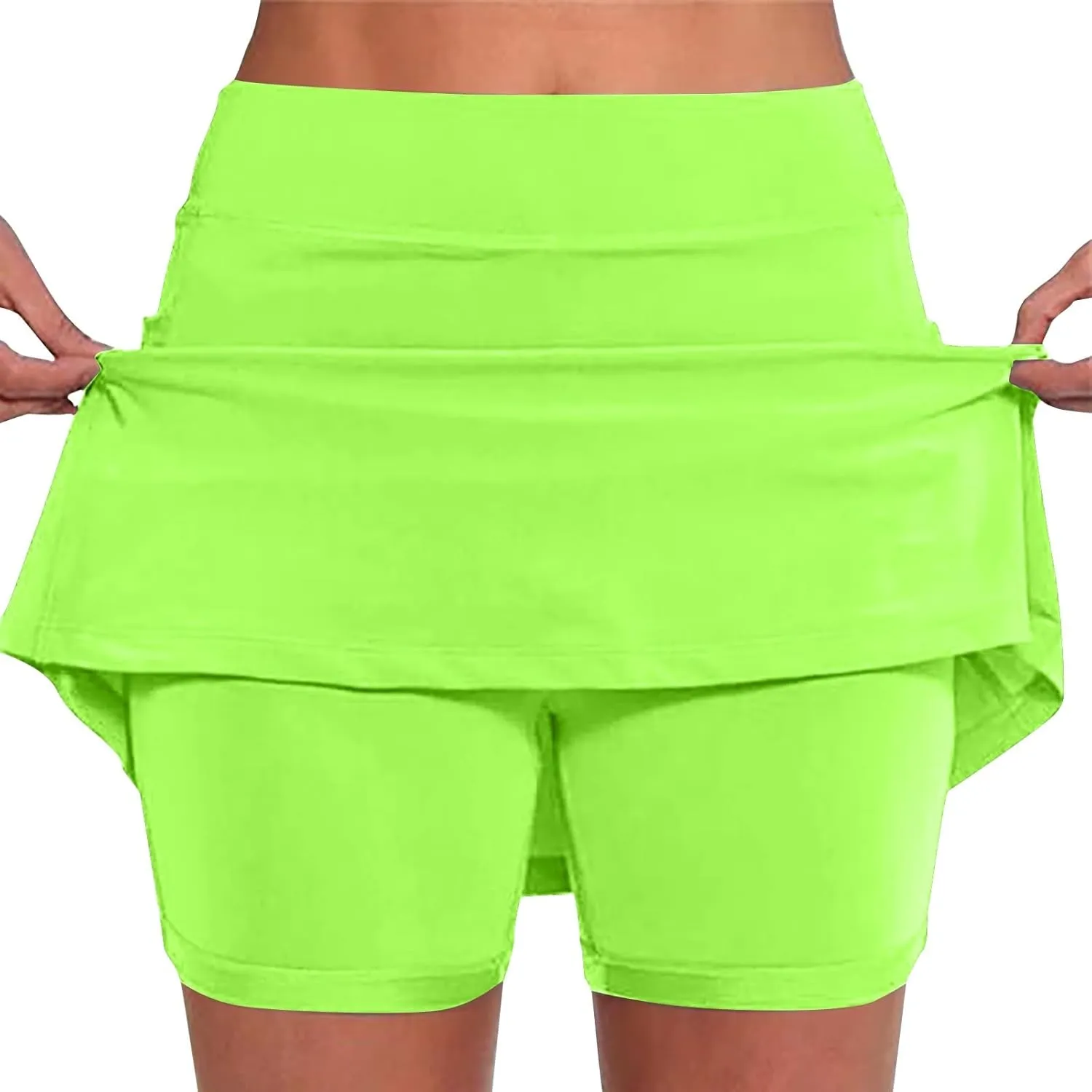 LEMONONSTORE Tennis Skirts for Women Jogger Skating Shorts Athletic Golf Skorts Skirt High Waisted Running Workout Skorts