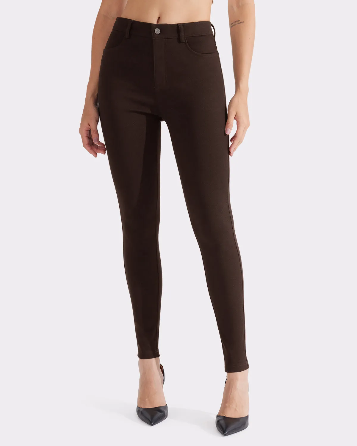 Libin Women's 28" 4-Way Stretch Skinny-Leg Casual Pants