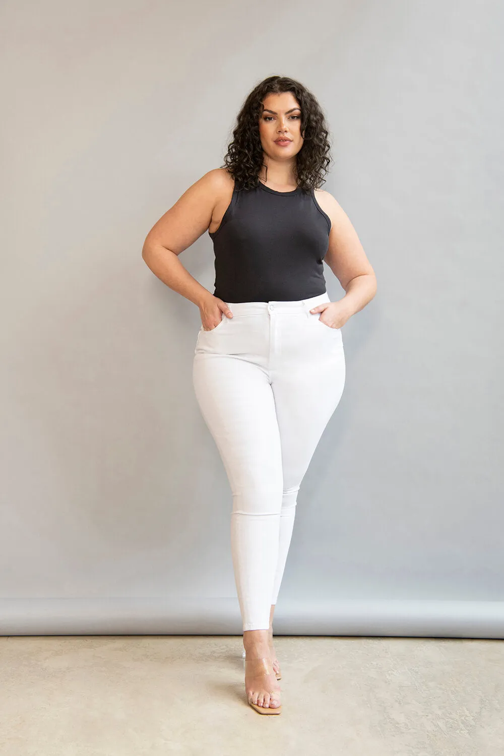 Lift & Shape Jeans - White