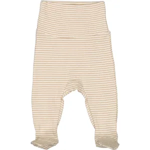 MarMar New Born Modal Fine Rib Sandstone Stripe Pixa Pants