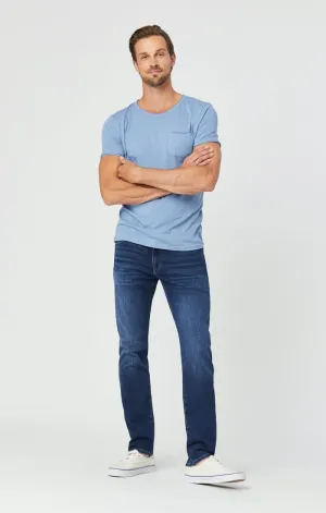 MAVI Jake Slim Leg Reg Rise Jean (Dark Indigo Athletic)