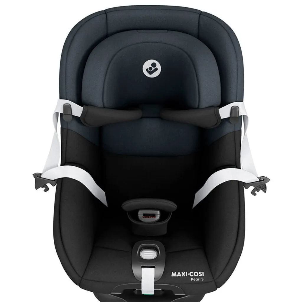 MAXI COSI Pebble S & Pearl S Family Kit Car Seat Travel System - Tonal Black