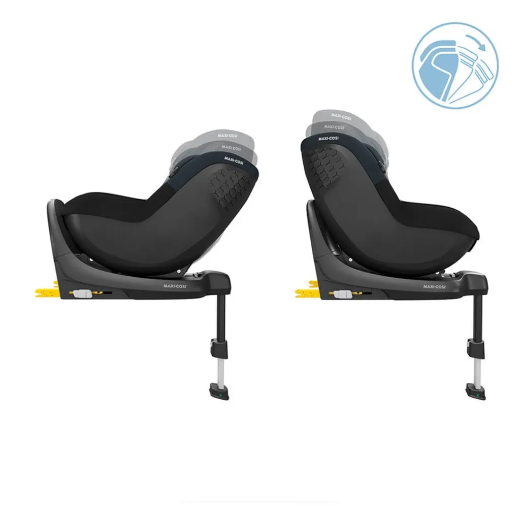 MAXI COSI Pebble S & Pearl S Family Kit Car Seat Travel System - Tonal Black