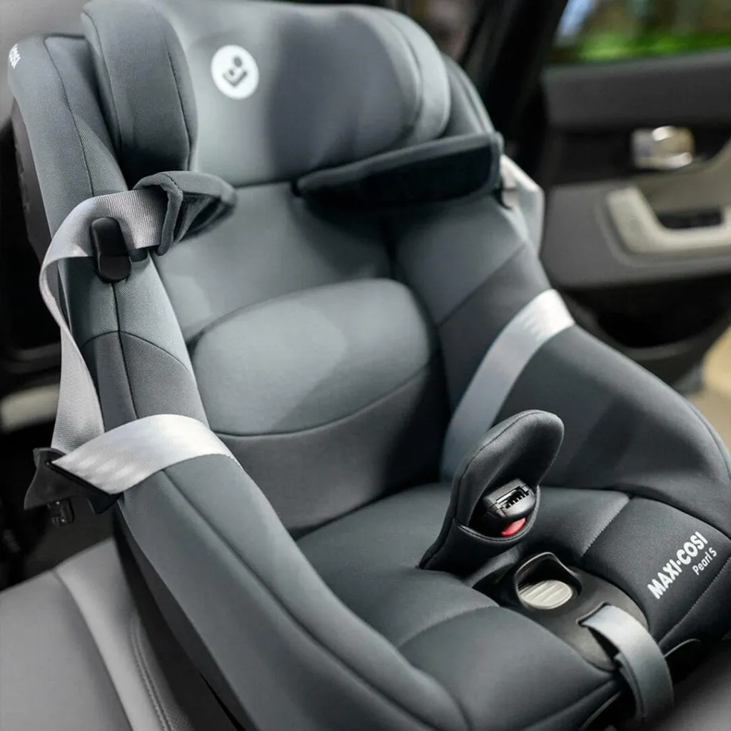 MAXI COSI Pebble S & Pearl S Family Kit Car Seat Travel System - Tonal Black