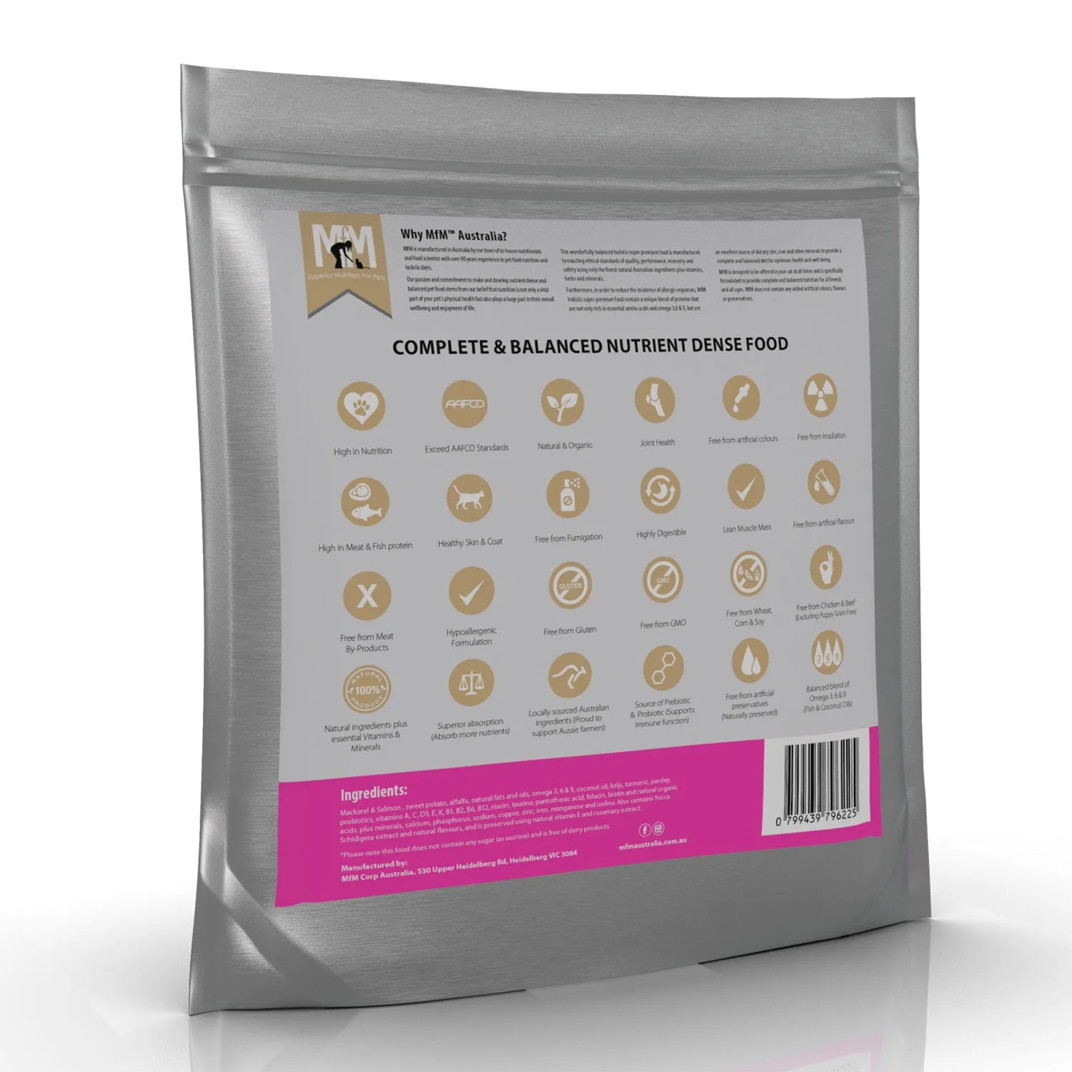 Meals for Meows Mackerel & Salmon Adult Dry Cat Food