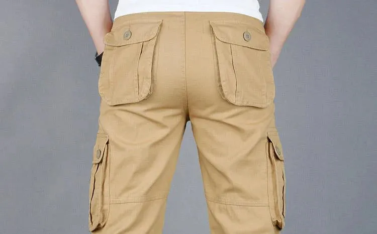 Men Tactical Cargo Camo Hiking Pants
