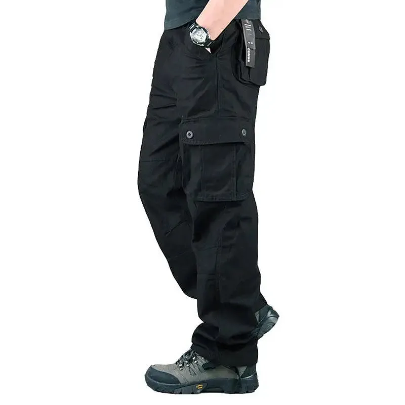 Men Tactical Cargo Camo Hiking Pants