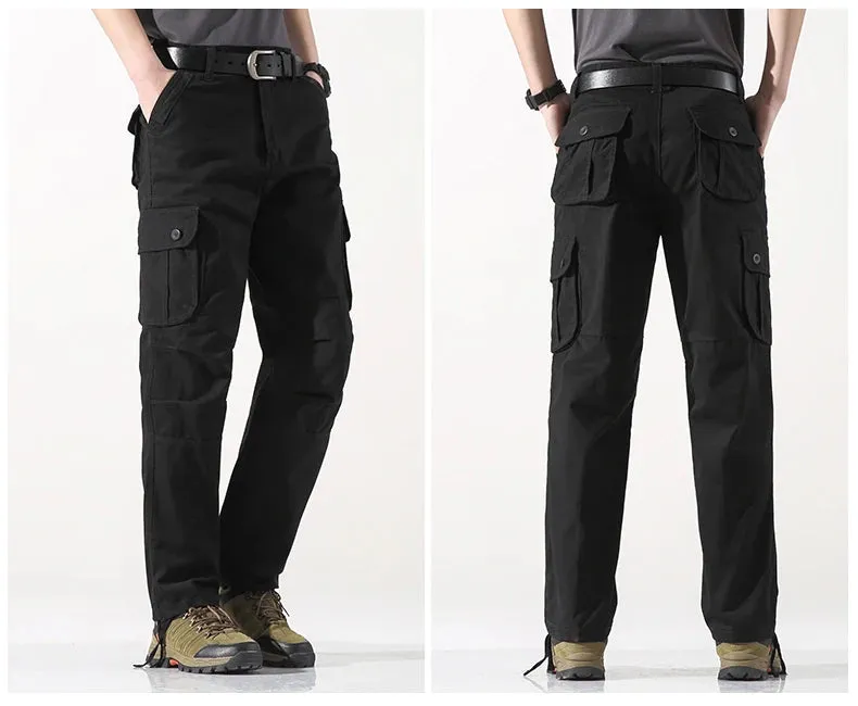 Men Tactical Cargo Camo Hiking Pants