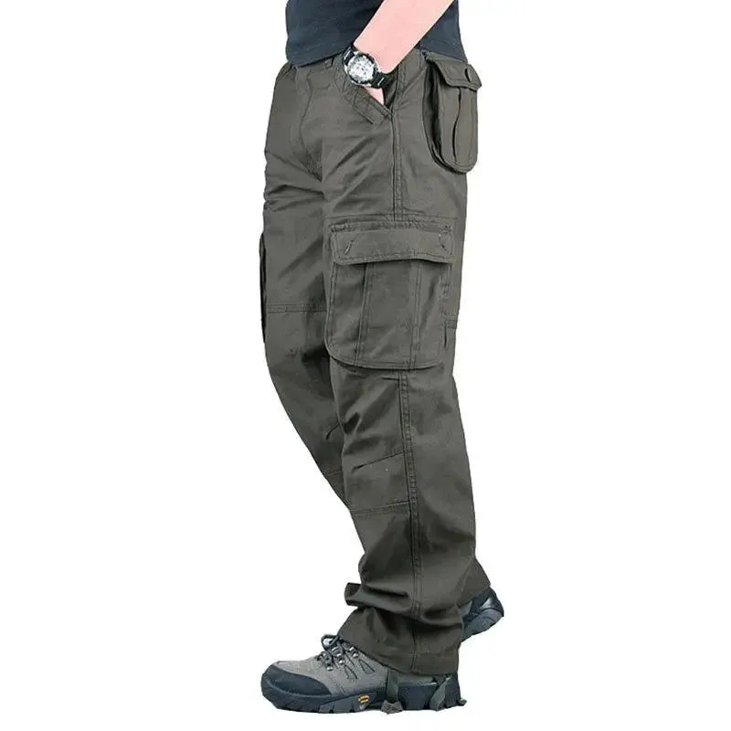 Men Tactical Cargo Camo Hiking Pants