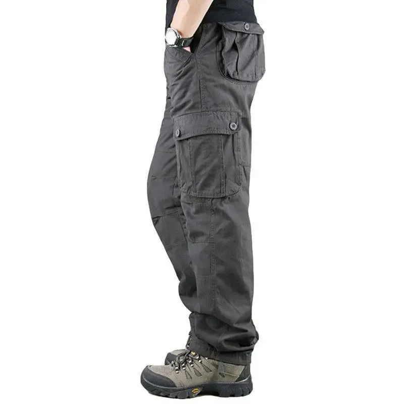 Men Tactical Cargo Camo Hiking Pants