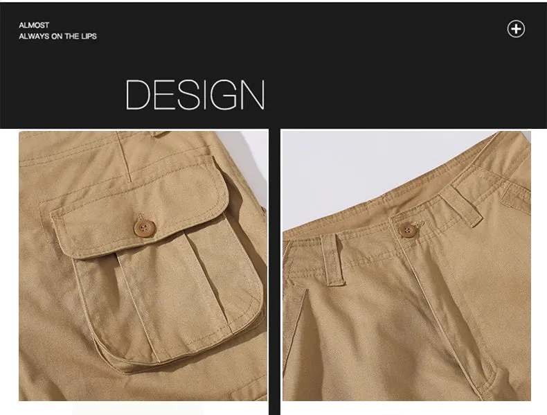 Men Tactical Cargo Camo Hiking Pants