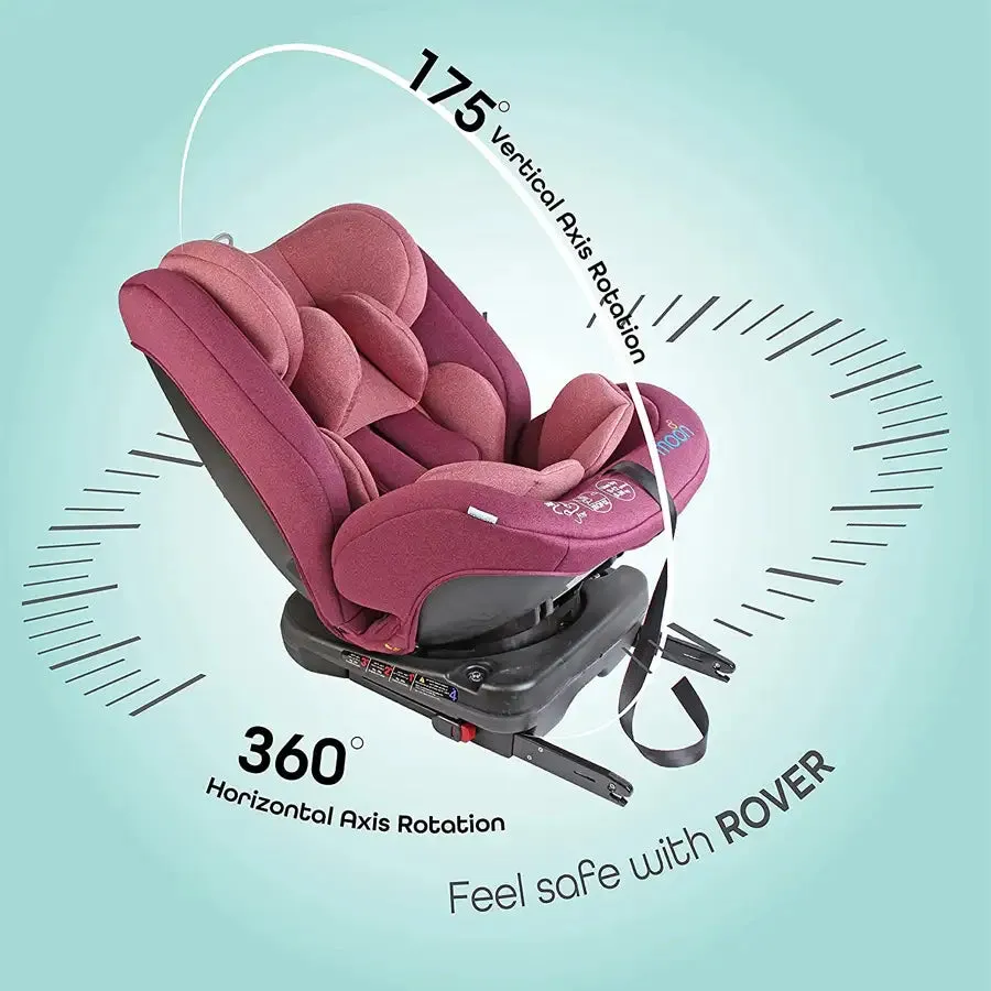 Moon Rover Baby/Infant Car Seat Group (0 ,1,2,3) 360° Rotate - Pink