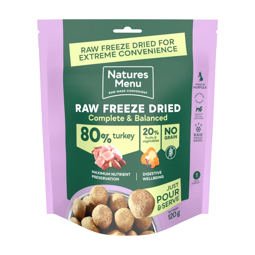 Natures Menu Complete and Balanced Adult Turkey Dry Dog Food