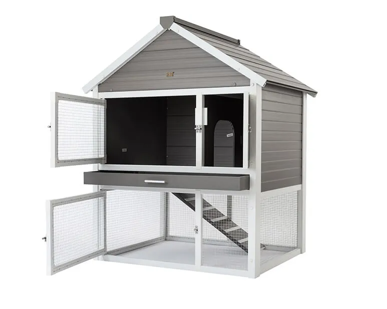 New Age Pet Huntington Townhouse Rabbit Hutch