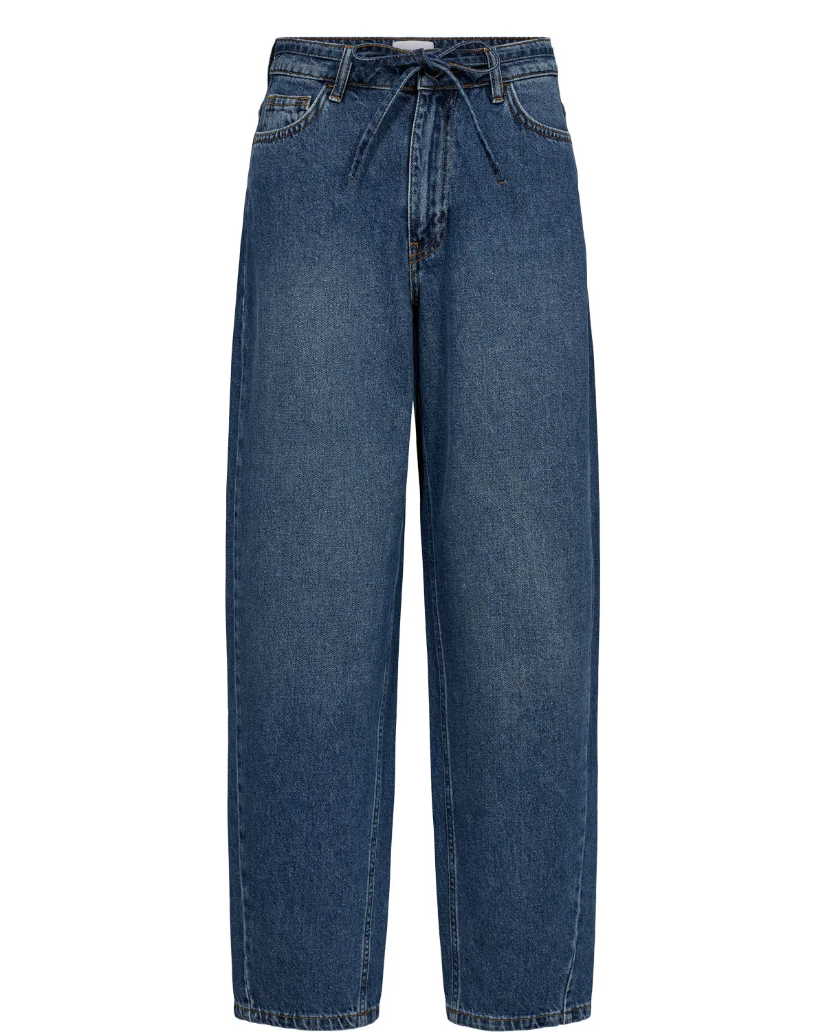 Numph Nutokyo Barrel Cut Jean in Medium Blue