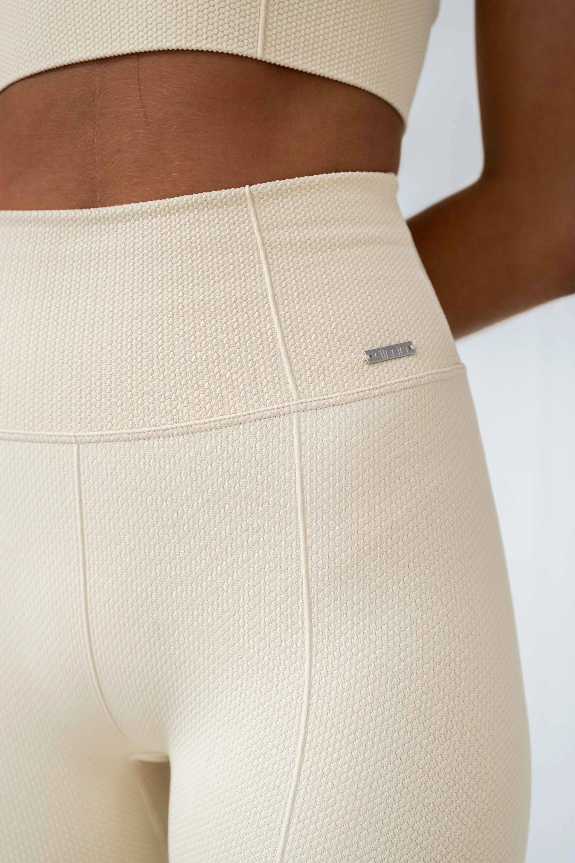 Oat White Luxe Seamless Tights