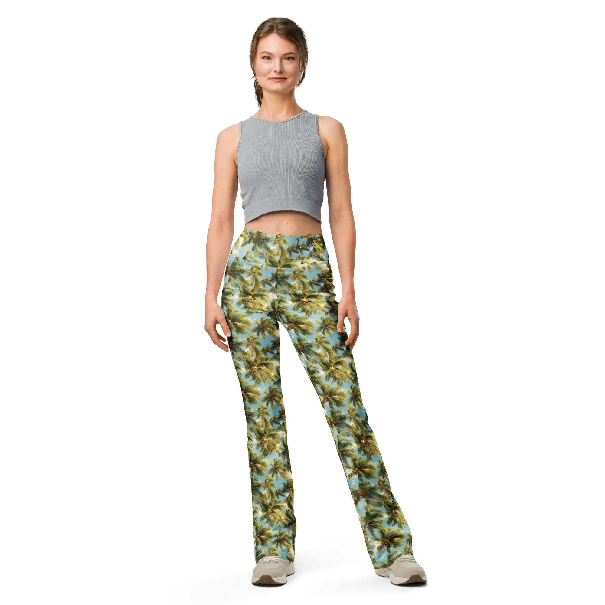 Palm Paradise Flare Leggings