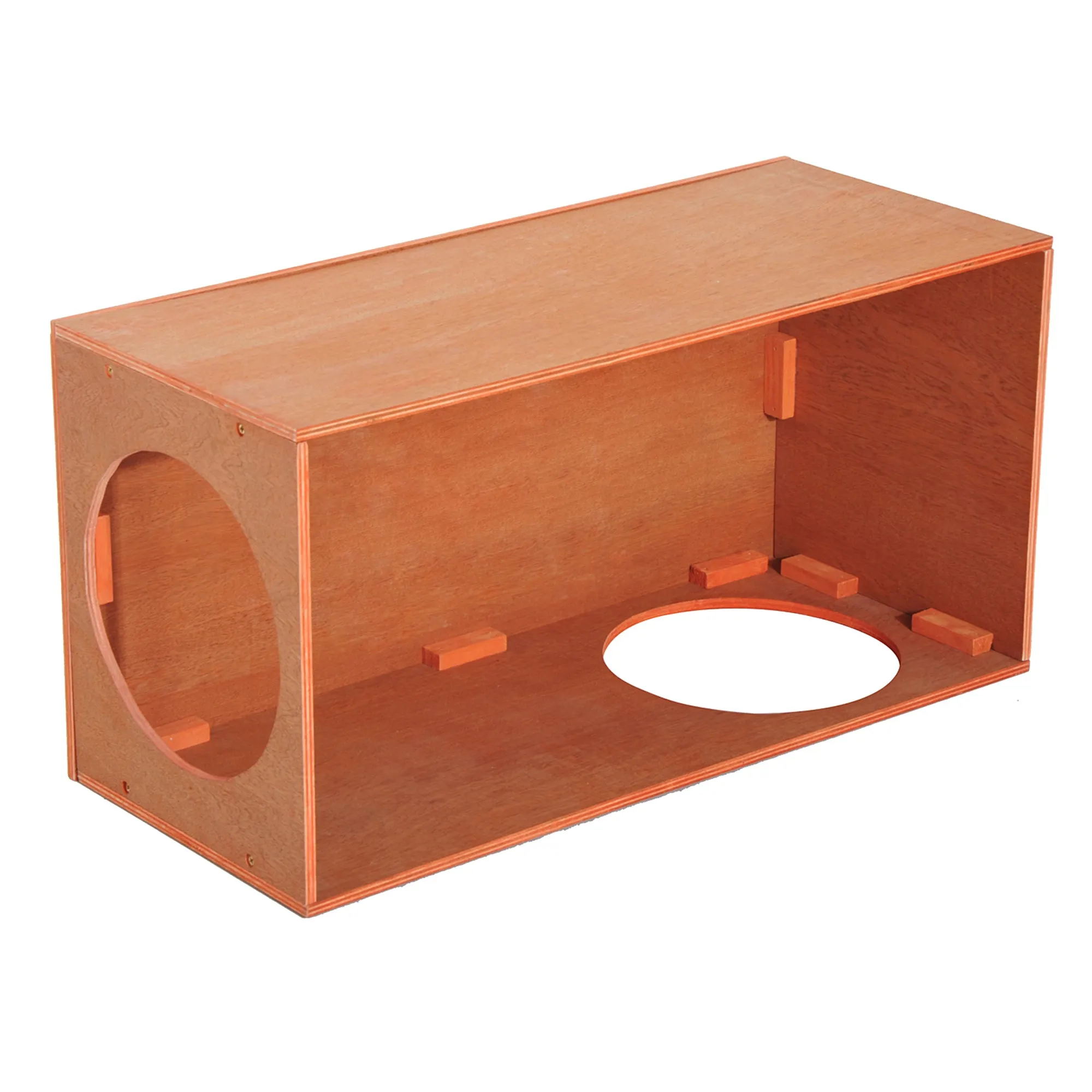 Pawhut MDF Cat House Pet Kitty Home Rabbit Cage Play Waterproof Shelter Hide