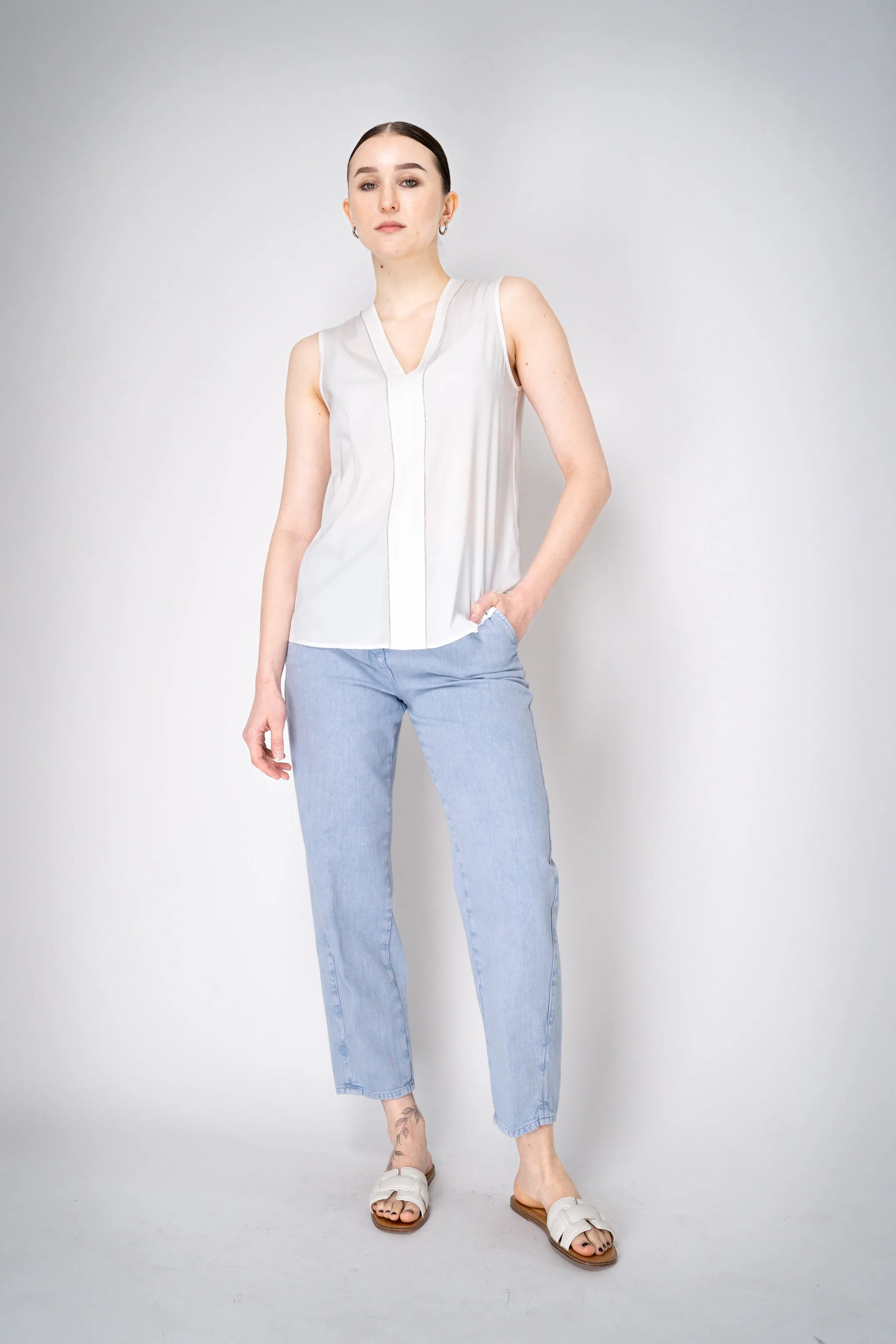 Peserico Relaxed Fit Tailored Jeans