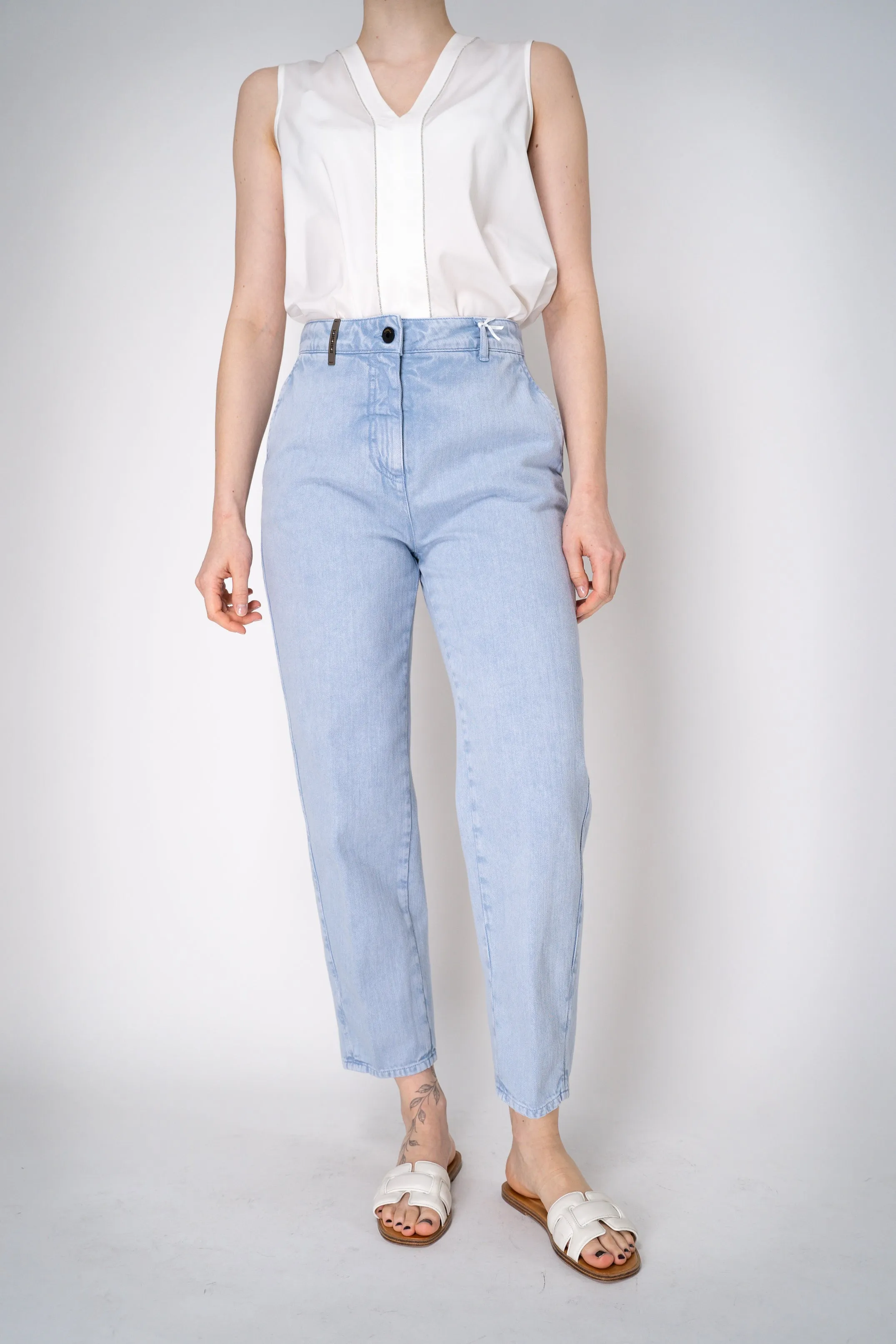 Peserico Relaxed Fit Tailored Jeans