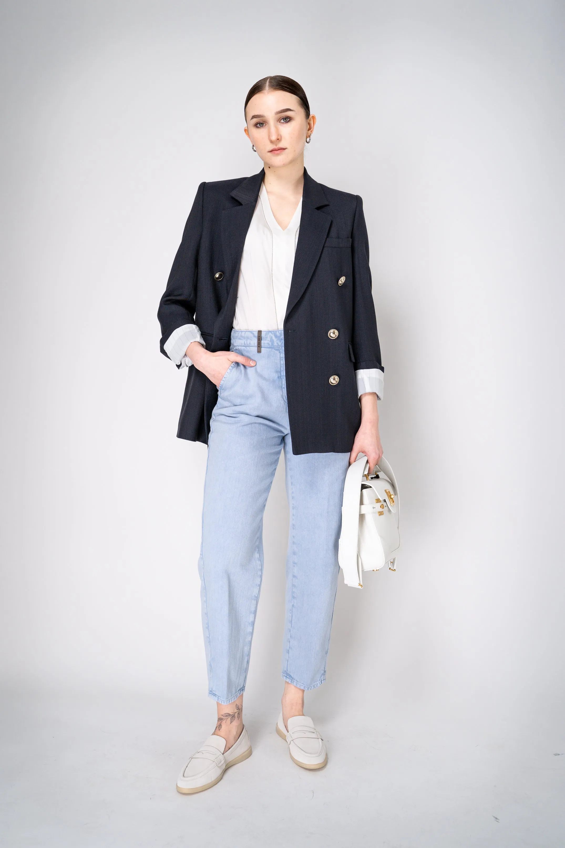 Peserico Relaxed Fit Tailored Jeans