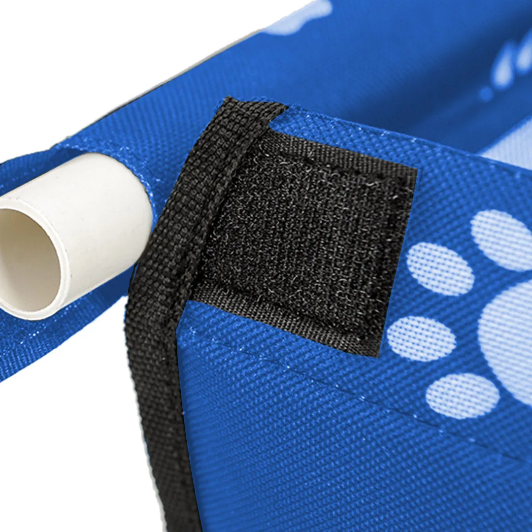 Pet Booster Car Seat Premium Waterproof Breathable Mesh Safety Travel Portable Dog Carrier Bag - Blue