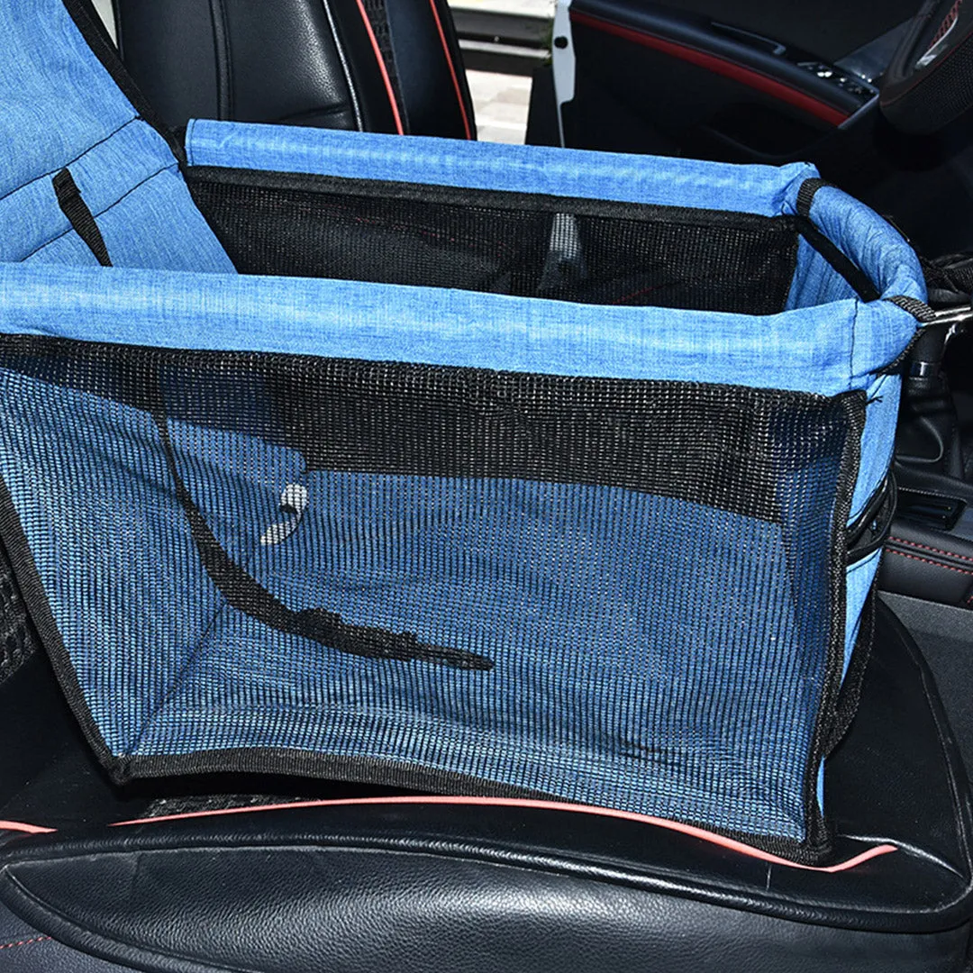 Pet Booster Car Seat Premium Waterproof Breathable Mesh Safety Travel Portable Dog Carrier Bag