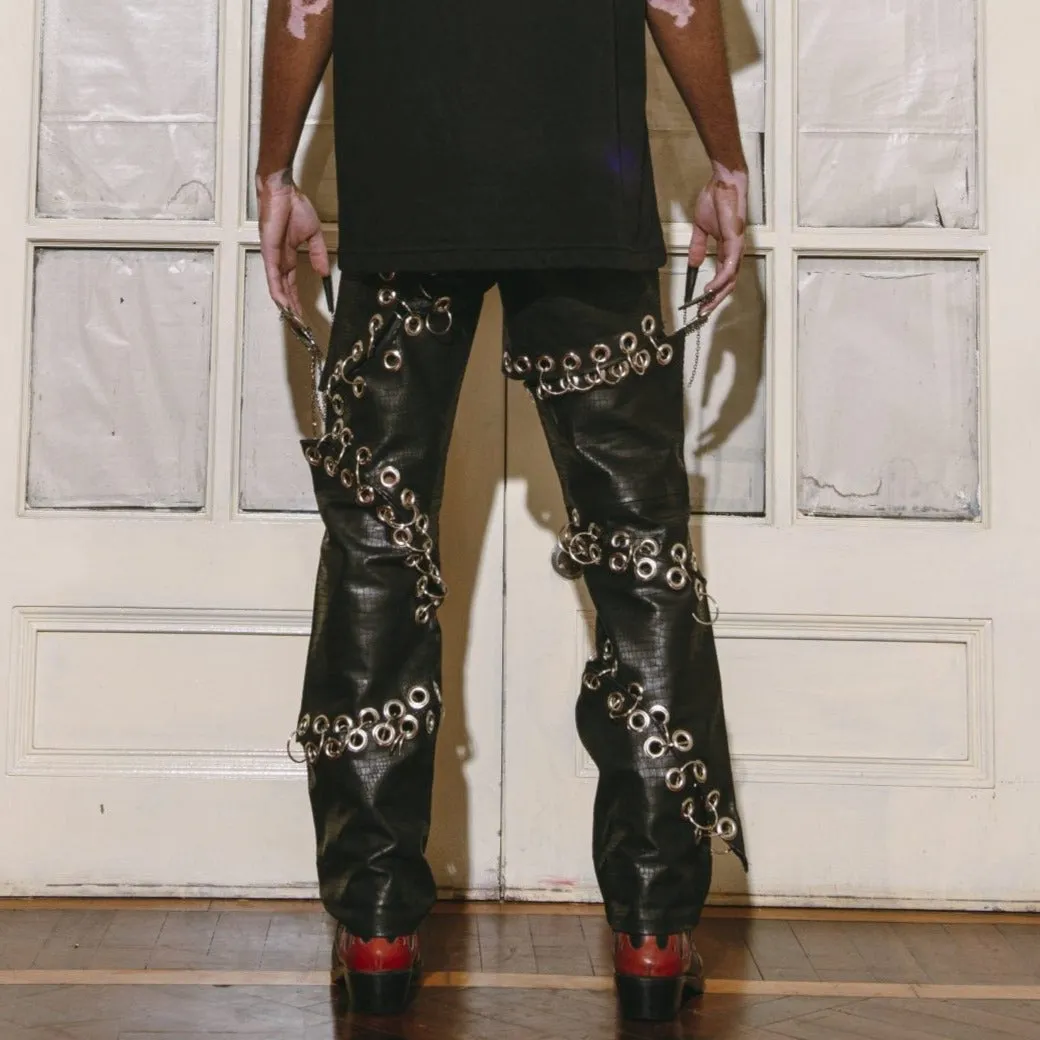 Pierced Bondage Pants