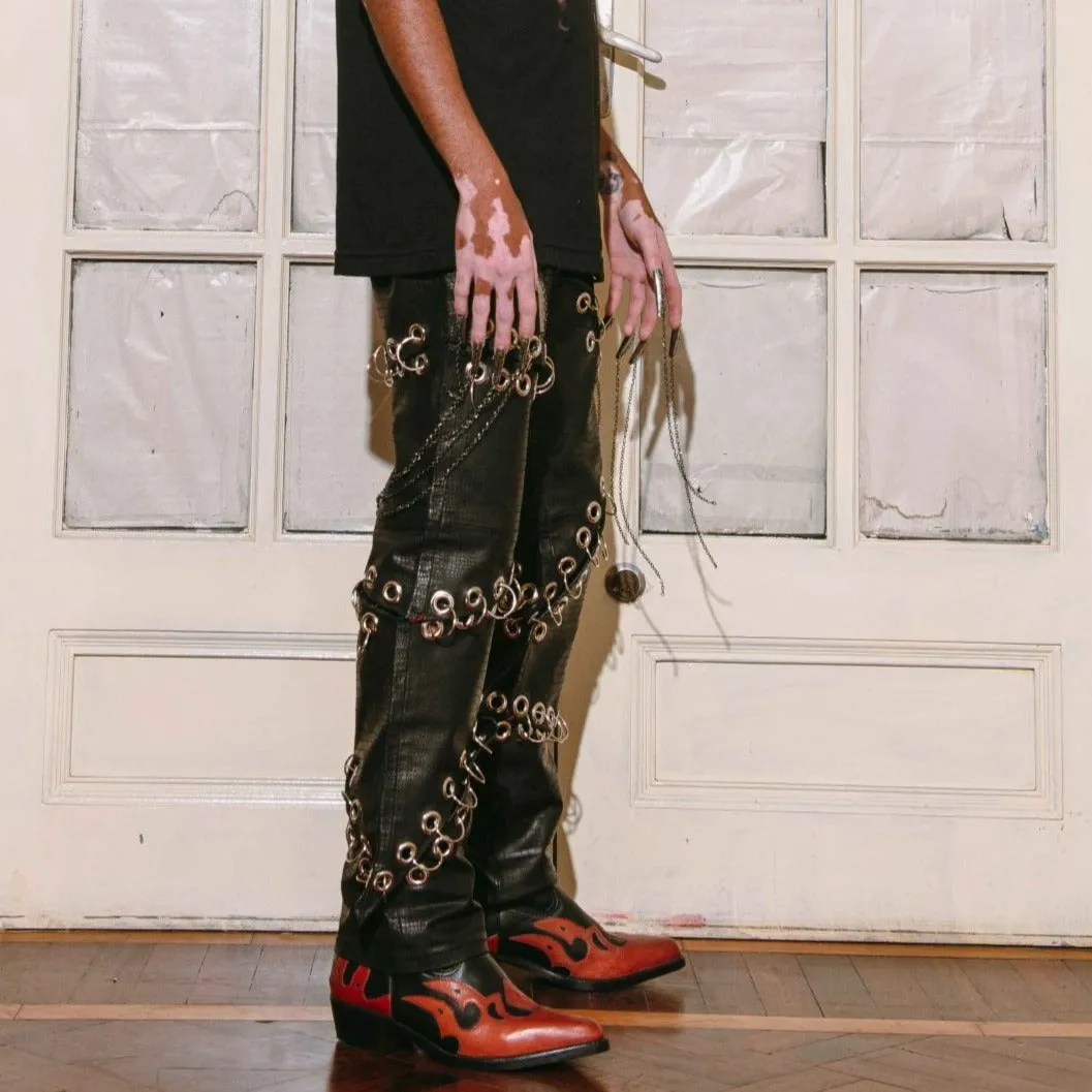 Pierced Bondage Pants