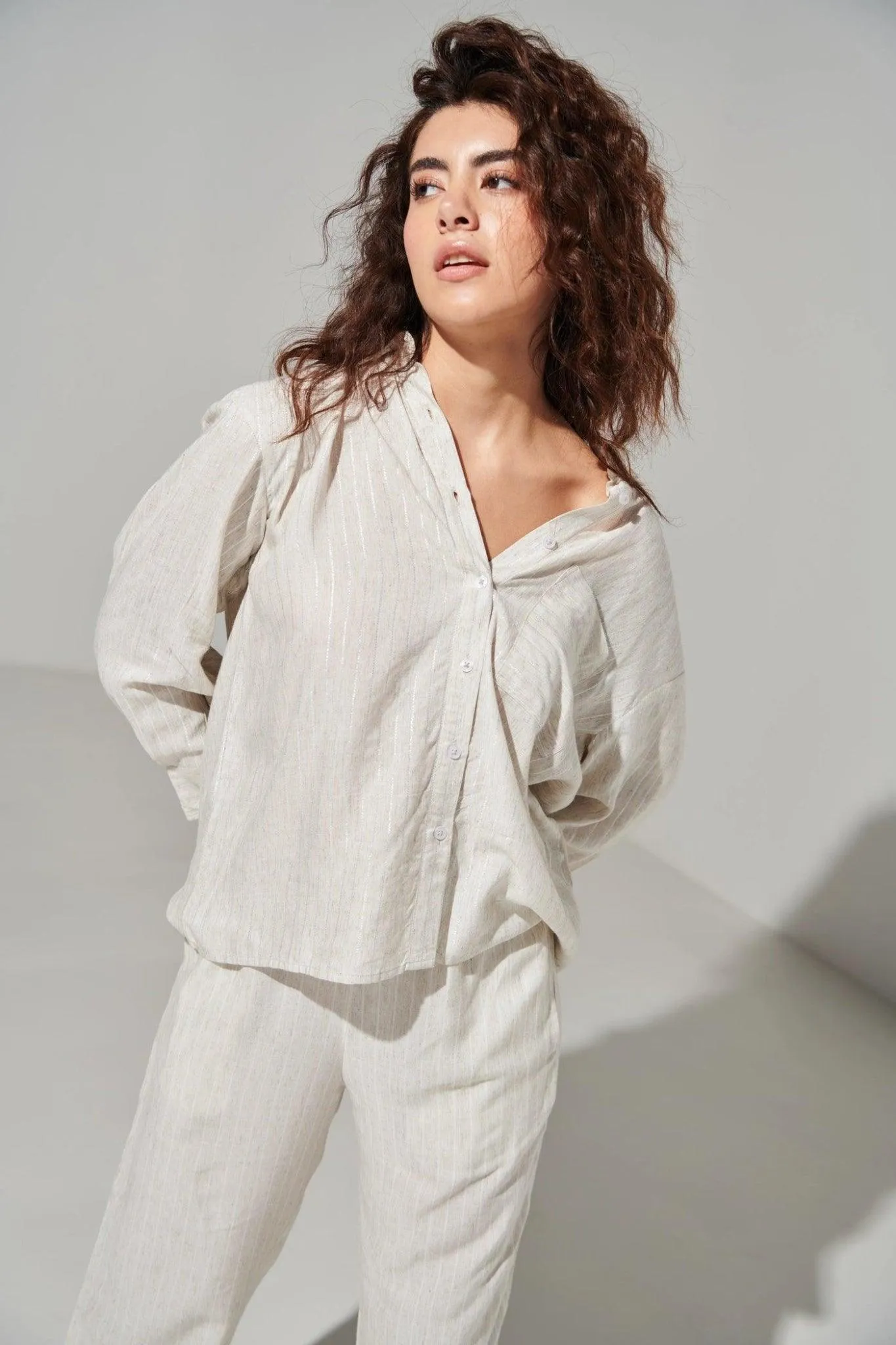 Pin Stripe Cotton Pant