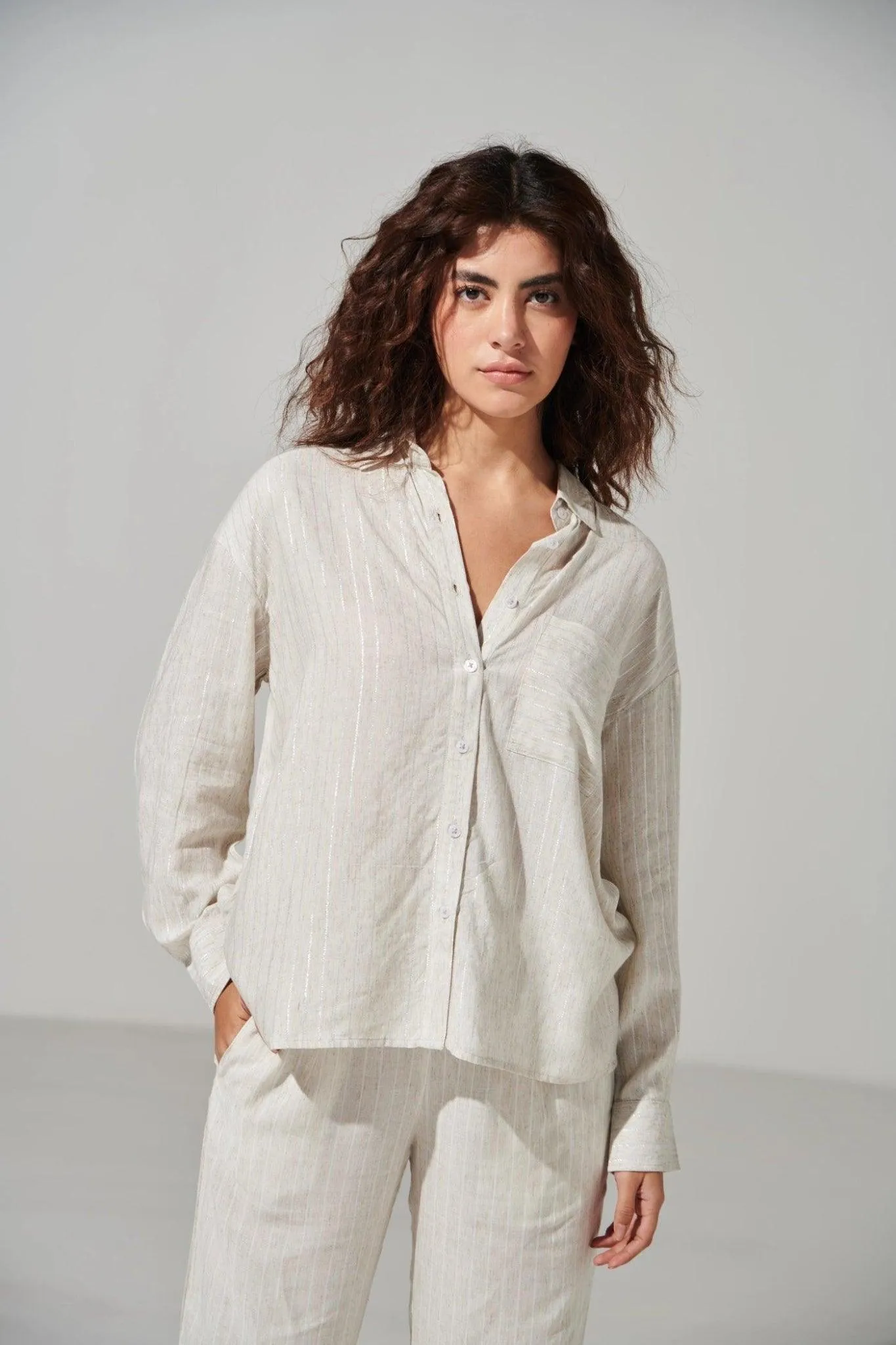 Pin Stripe Cotton Pant