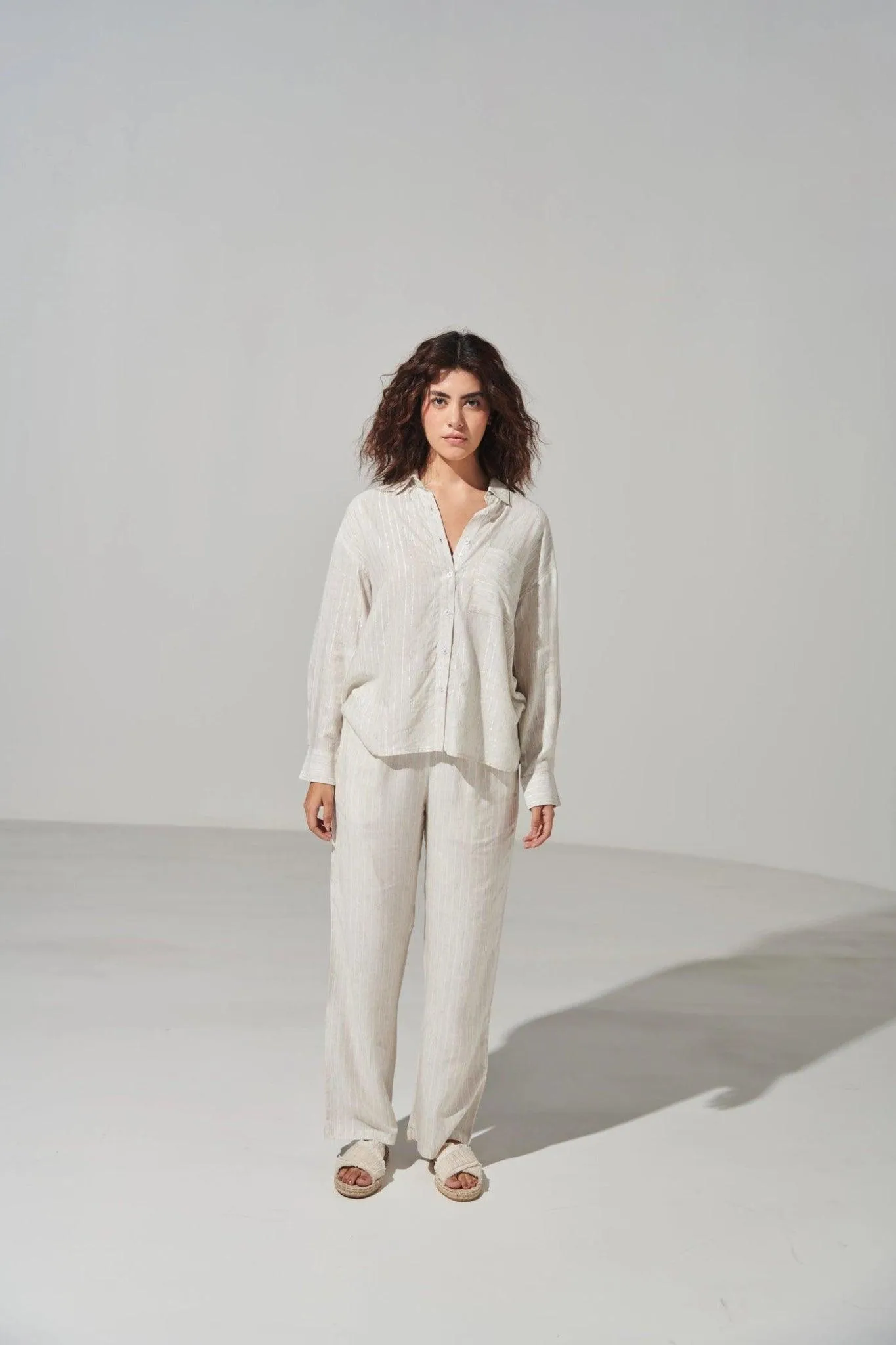 Pin Stripe Cotton Pant